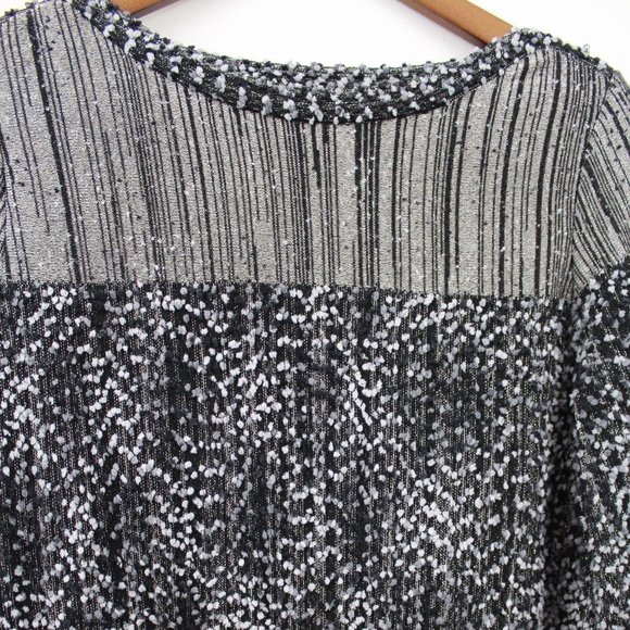 ⬇️$35 Barcelona Black & Gray Long Sleeve Sweater - Picture 5 of 12